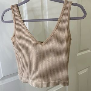 beige tank top, very cute, barely used